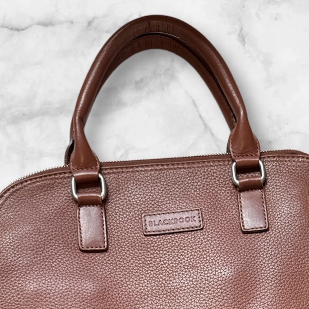Blackbook Leather Brown Laptop Bag